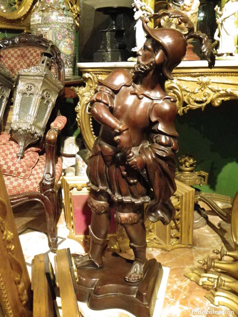 Arte: gran bronce guerrero antiguo - Foto 21