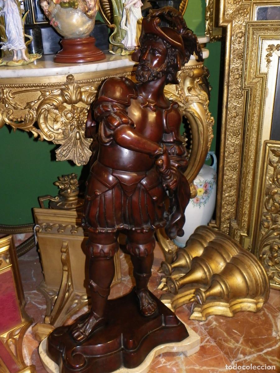 Arte: gran bronce guerrero antiguo - Foto 25