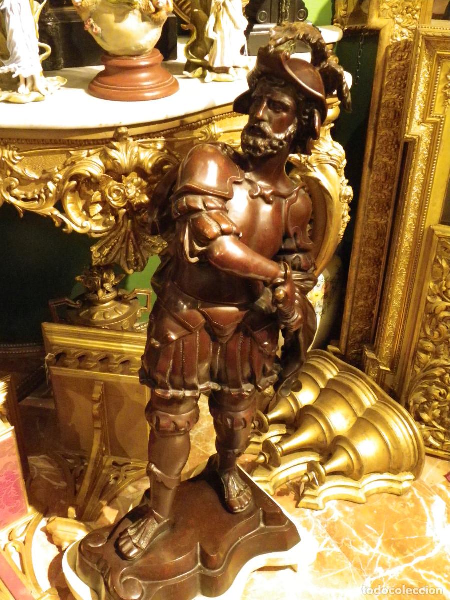 Arte: gran bronce guerrero antiguo - Foto 27