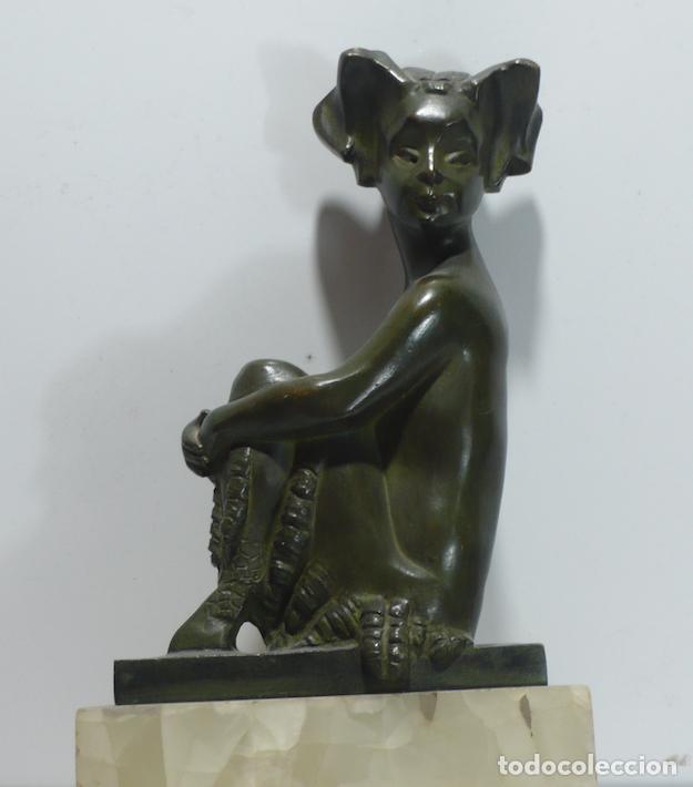 Arte: ESCULTURA DE MUJER EN BRONCE - Foto 4
