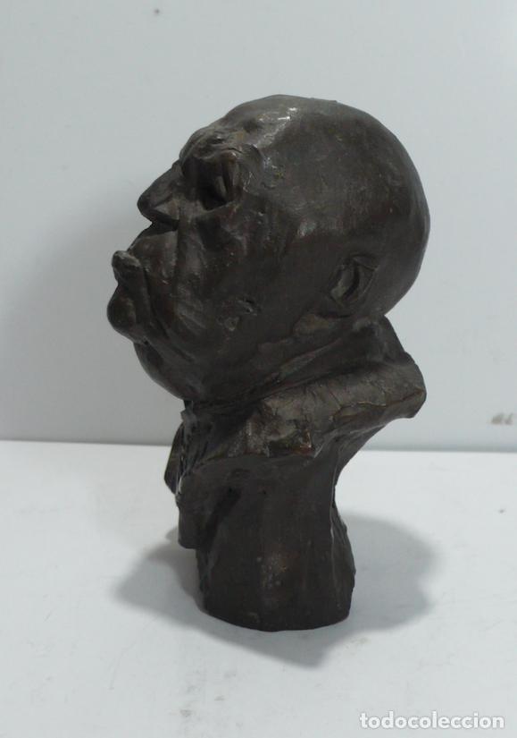 Arte: CABEZA DE BRONCE DE CABALLERO - Foto 2