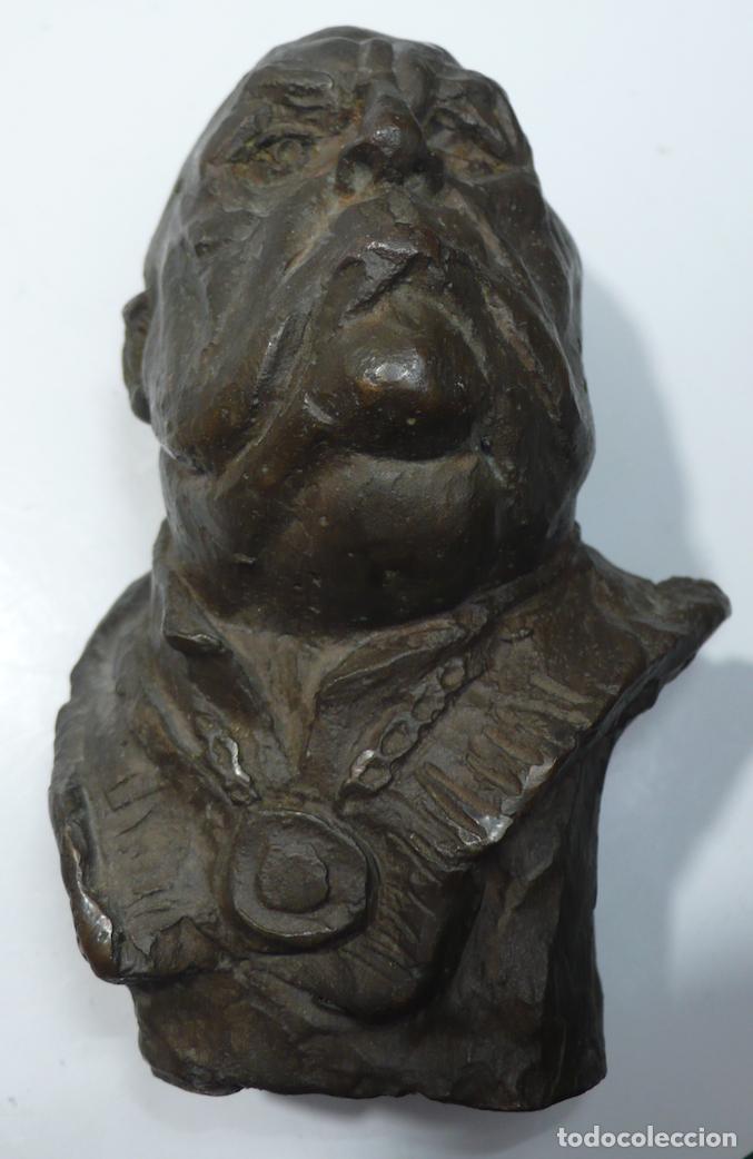 Arte: CABEZA DE BRONCE DE CABALLERO - Foto 5
