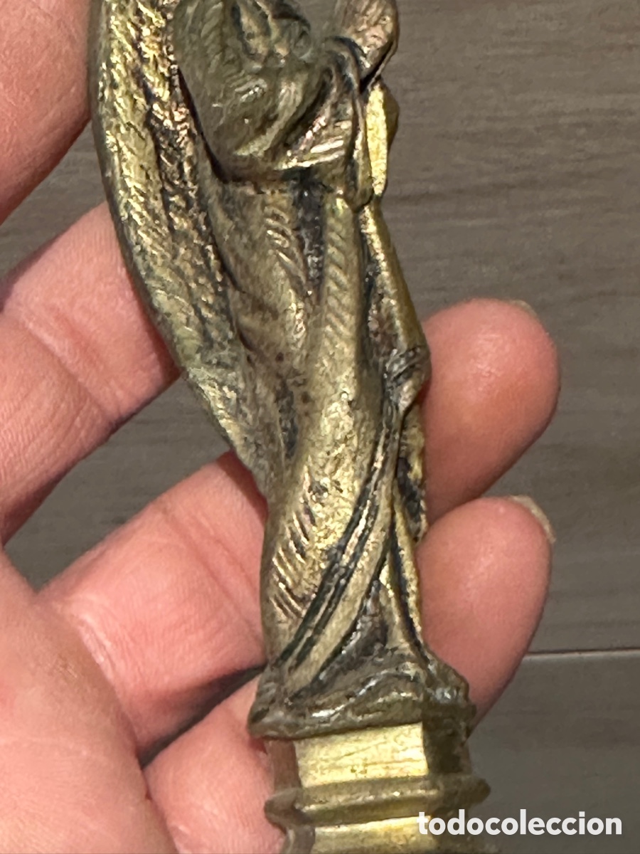 Arte: Bonito remate de broce en forma de Angel - Foto 3
