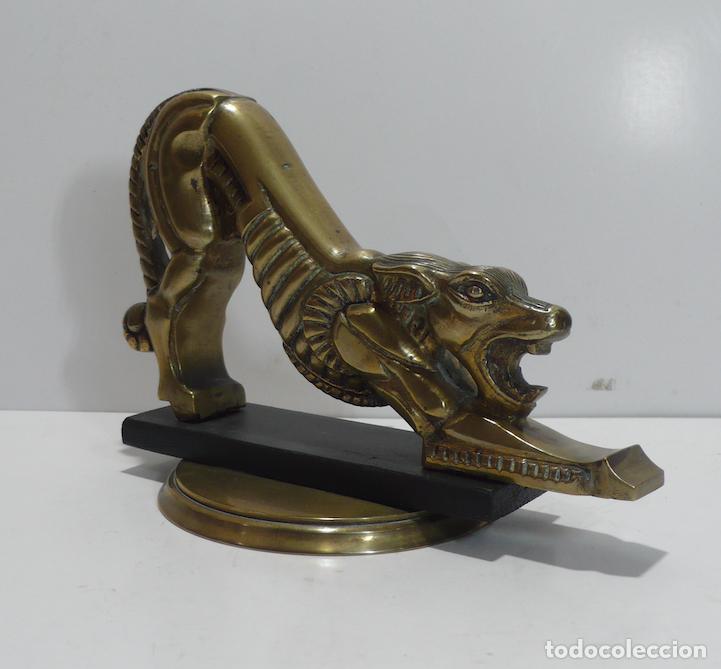 Arte: ART-DECO FIGURA DE LEON BRONCE - Foto 1