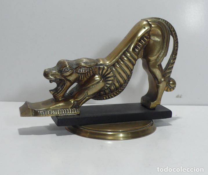 Arte: ART-DECO FIGURA DE LEON BRONCE - Foto 2