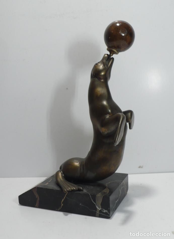 Arte: PRECIOSA FOCA EN BRONCE - Foto 1