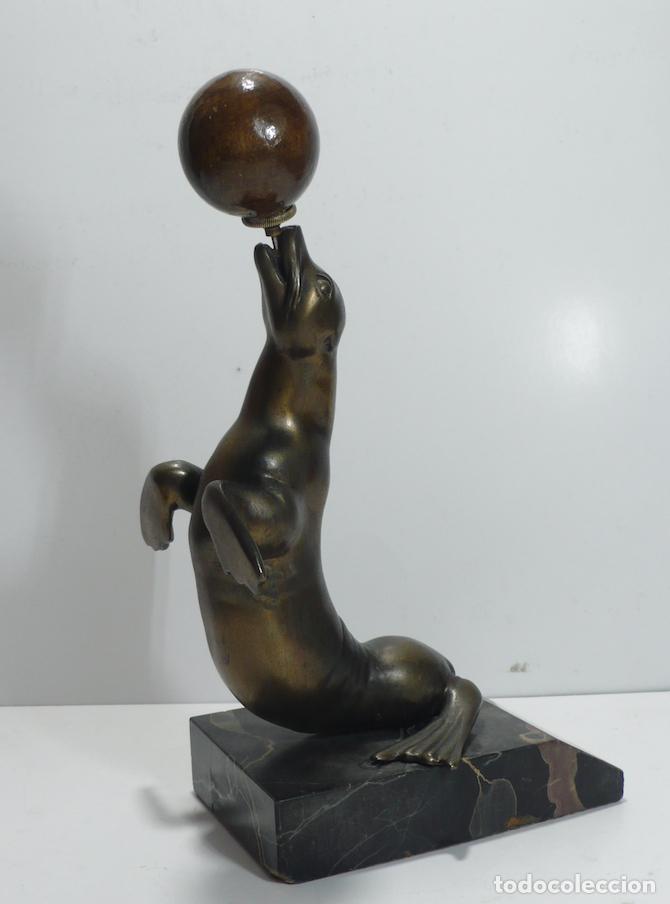Arte: PRECIOSA FOCA EN BRONCE - Foto 2