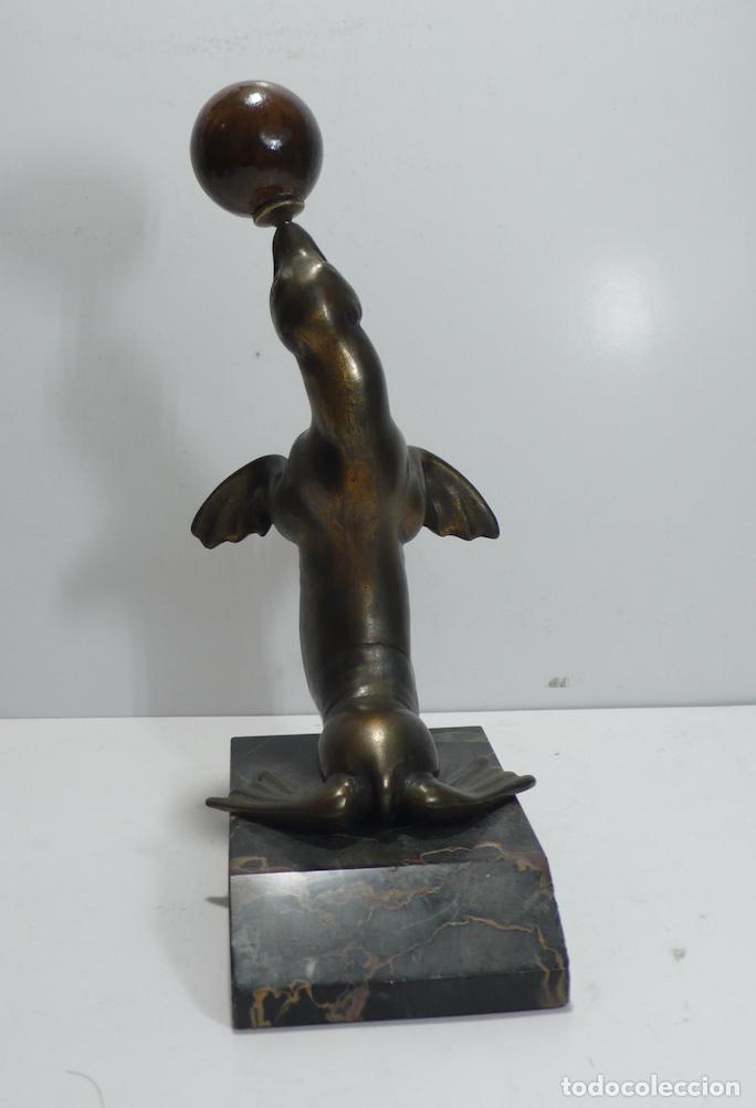 Arte: PRECIOSA FOCA EN BRONCE - Foto 3