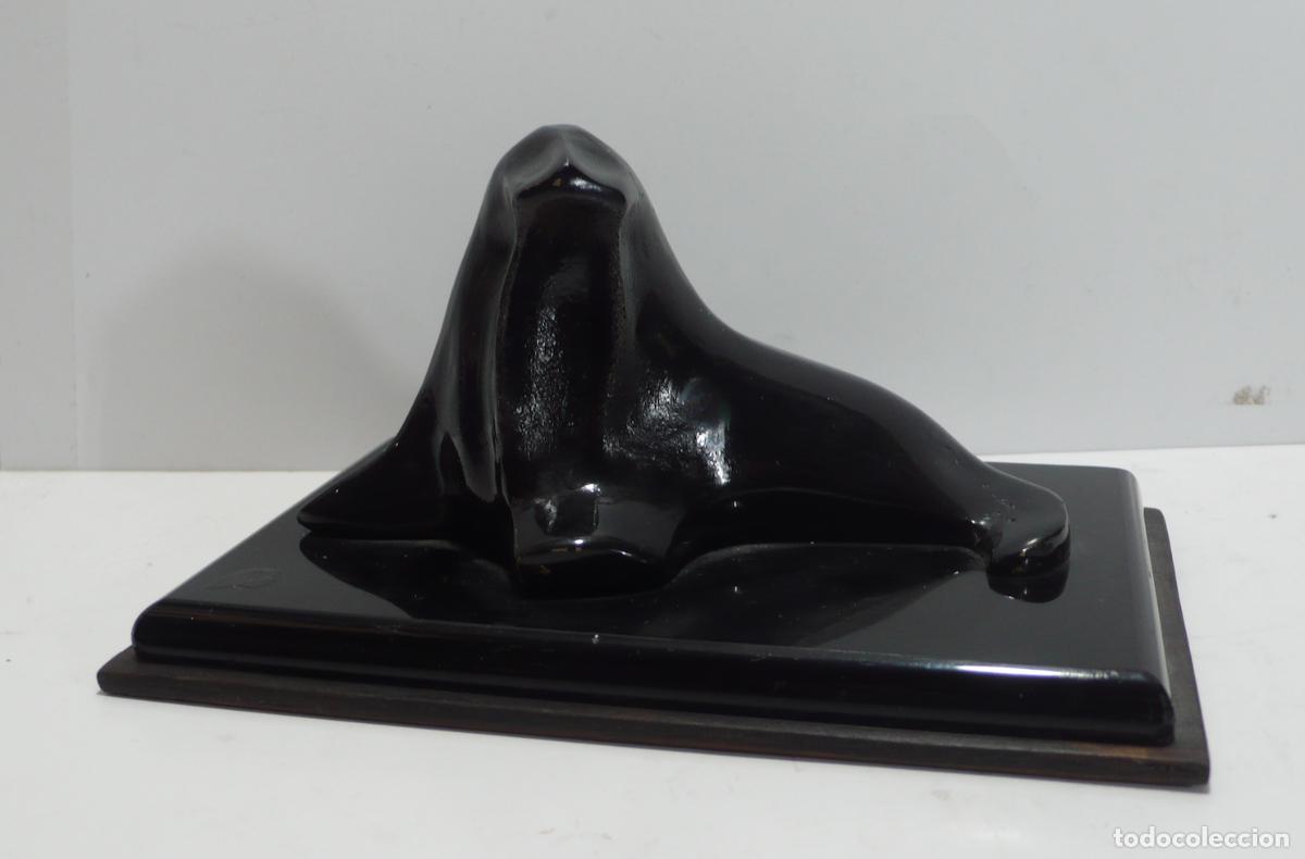 Arte: leon marino en bronce - Foto 1