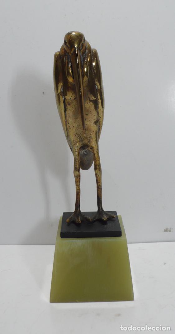 Arte: FANTASTICO MARABU EN BRONCE - Foto 1