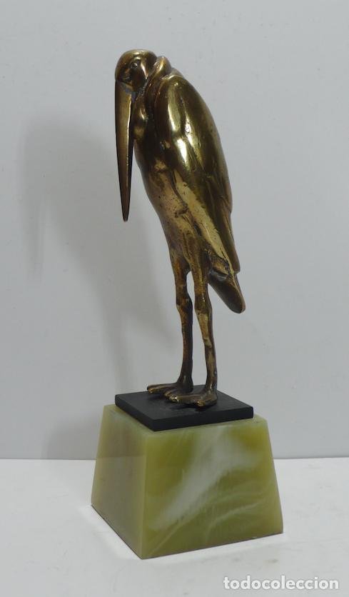Arte: FANTASTICO MARABU EN BRONCE - Foto 3