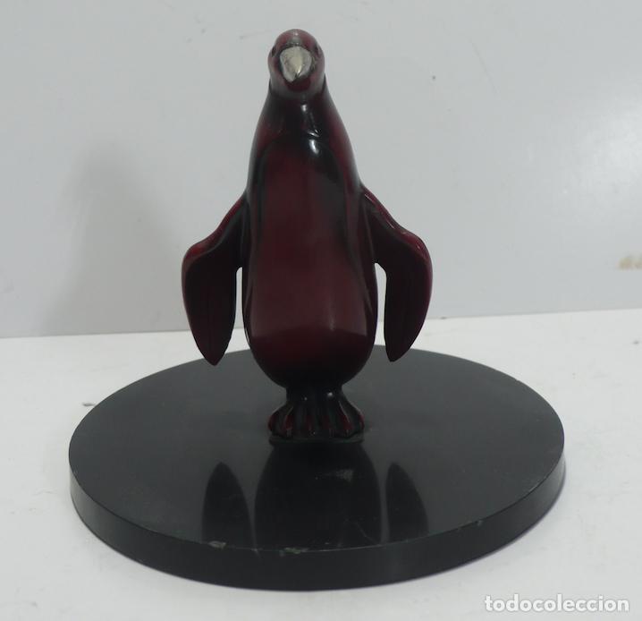 Arte: PEQUE&Ntilde;O PINGUINO EN BRONCE - Foto 2