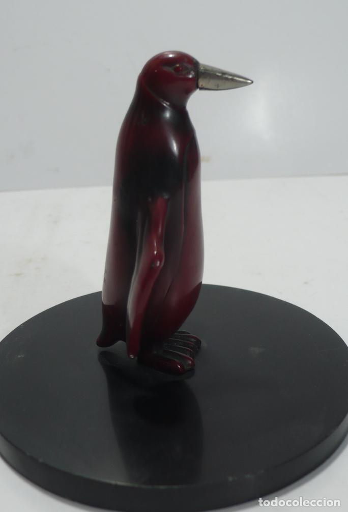 Arte: PEQUE&Ntilde;O PINGUINO EN BRONCE - Foto 3
