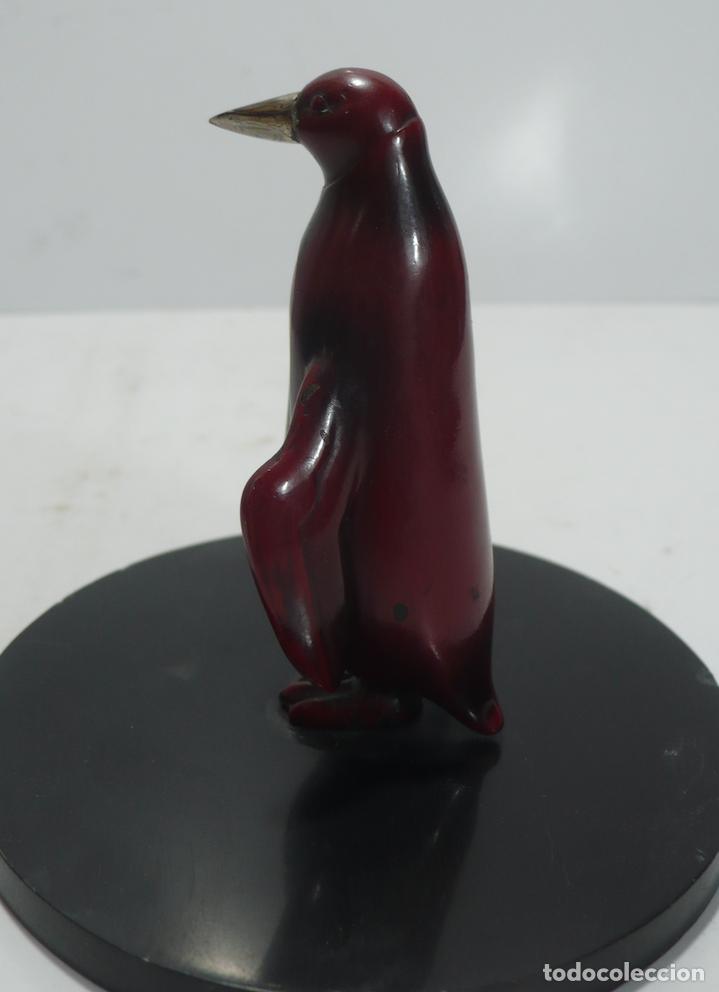 Arte: PEQUE&Ntilde;O PINGUINO EN BRONCE - Foto 4