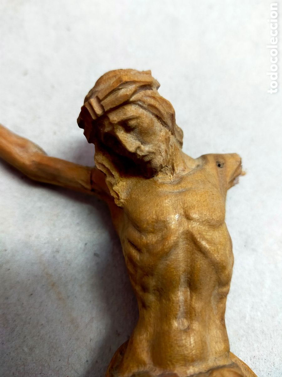 Arte: CRISTO TALLADO EN MADERA. - Foto 2