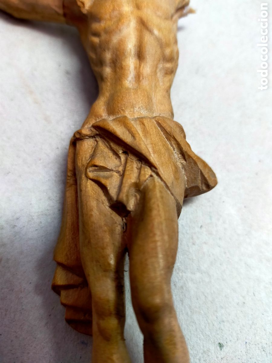 Arte: CRISTO TALLADO EN MADERA. - Foto 3
