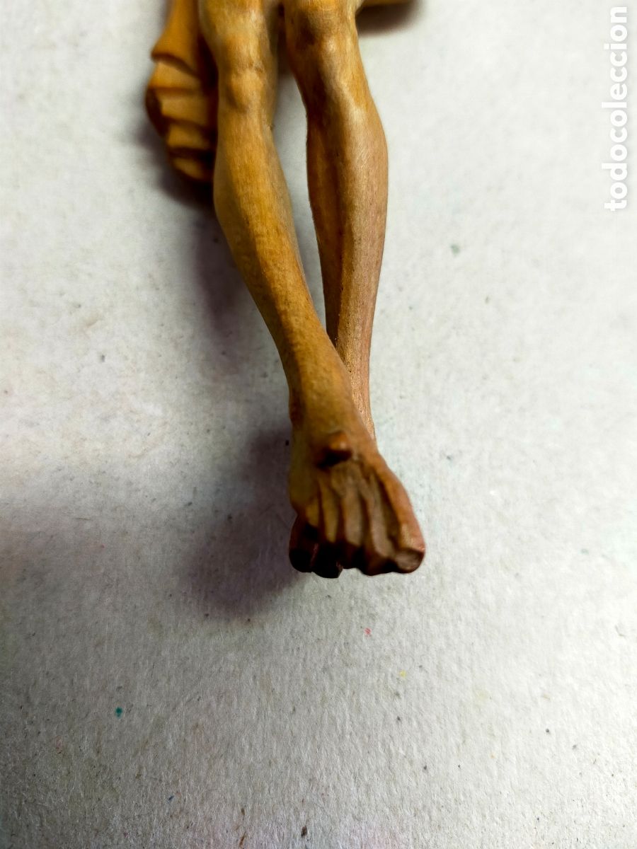 Arte: CRISTO TALLADO EN MADERA. - Foto 5