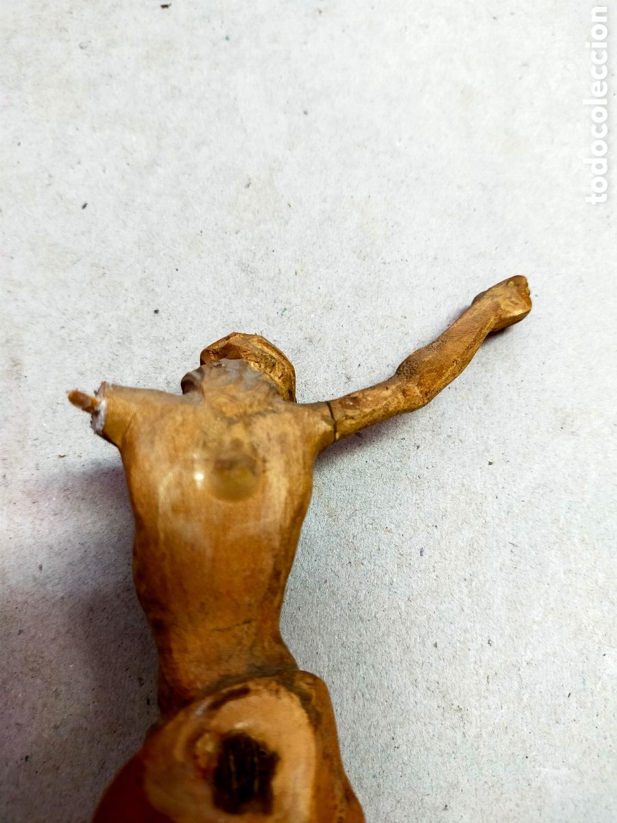 Arte: CRISTO TALLADO EN MADERA. - Foto 7