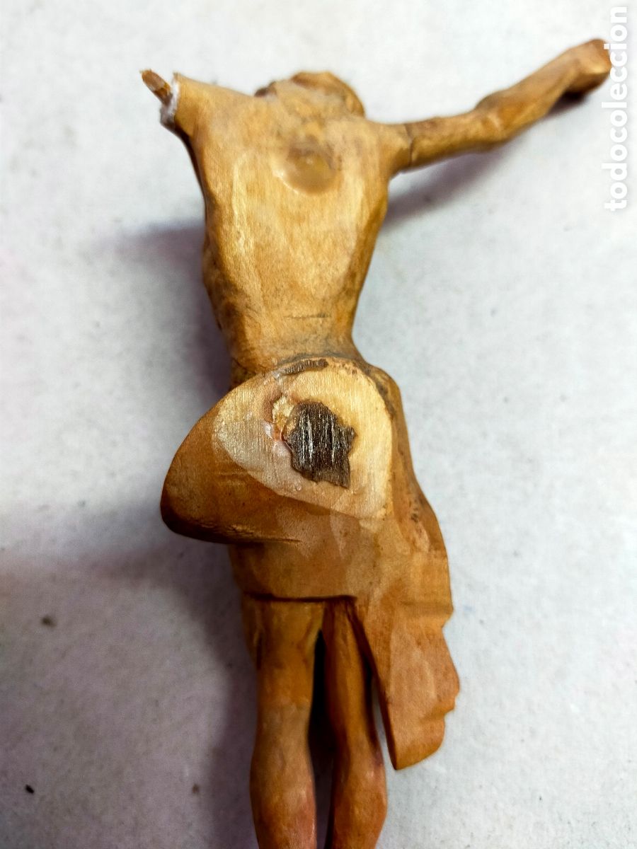 Arte: CRISTO TALLADO EN MADERA. - Foto 8