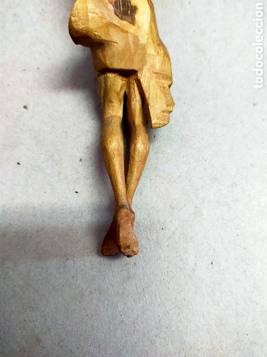 Arte: CRISTO TALLADO EN MADERA. - Foto 9