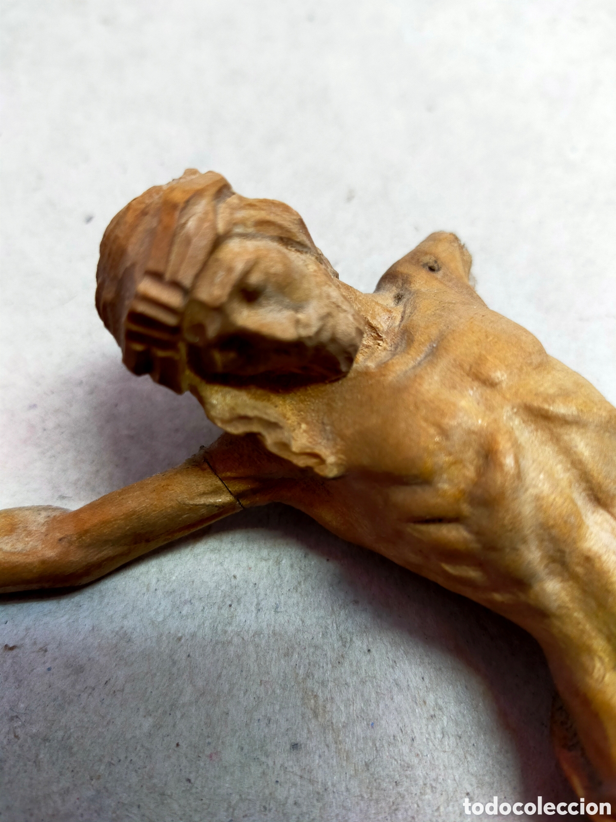 Arte: CRISTO TALLADO EN MADERA. - Foto 13