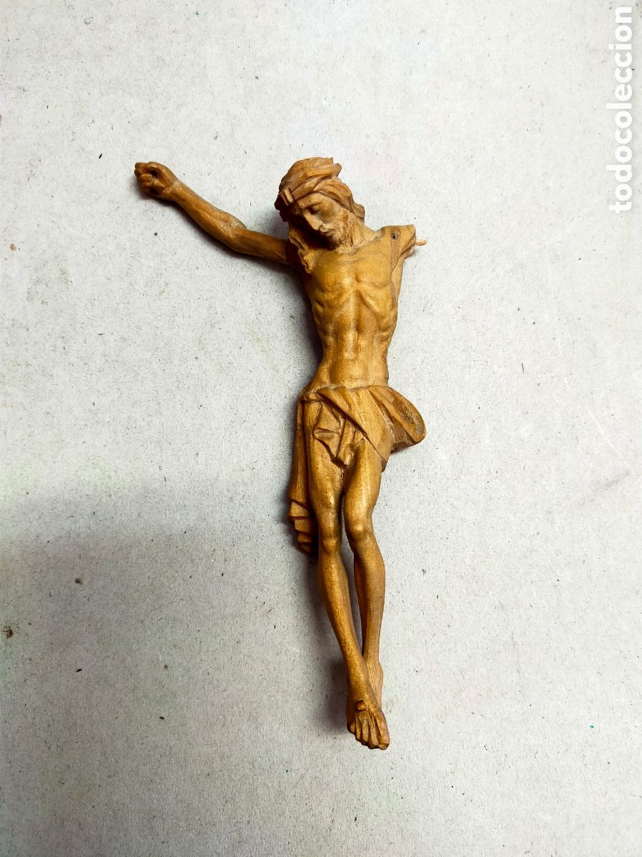 Arte: CRISTO TALLADO EN MADERA. - Foto 1