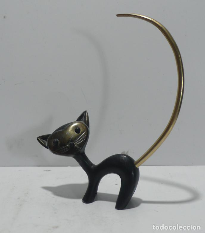 Arte: PEQUE&Ntilde;O GATO EN BRONCE - Foto 3