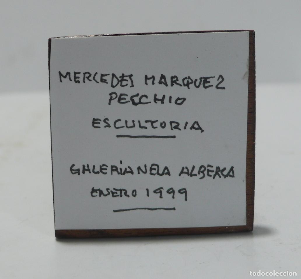 Arte: PEQUE&Ntilde;A CARA EN BRONCE - Foto 4
