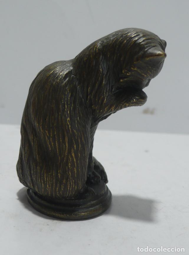 Arte: PEQUE&Ntilde;O GATO EN BRONCE - Foto 3