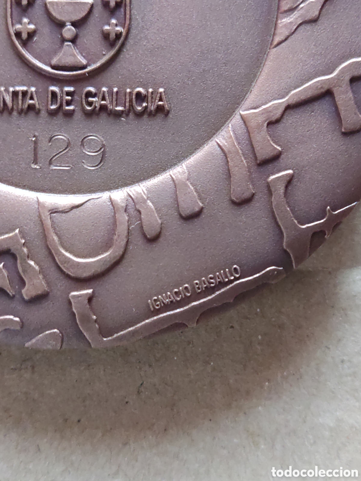 Arte: Medalla bronce de Ignacio Basallo 8 cm - Foto 3