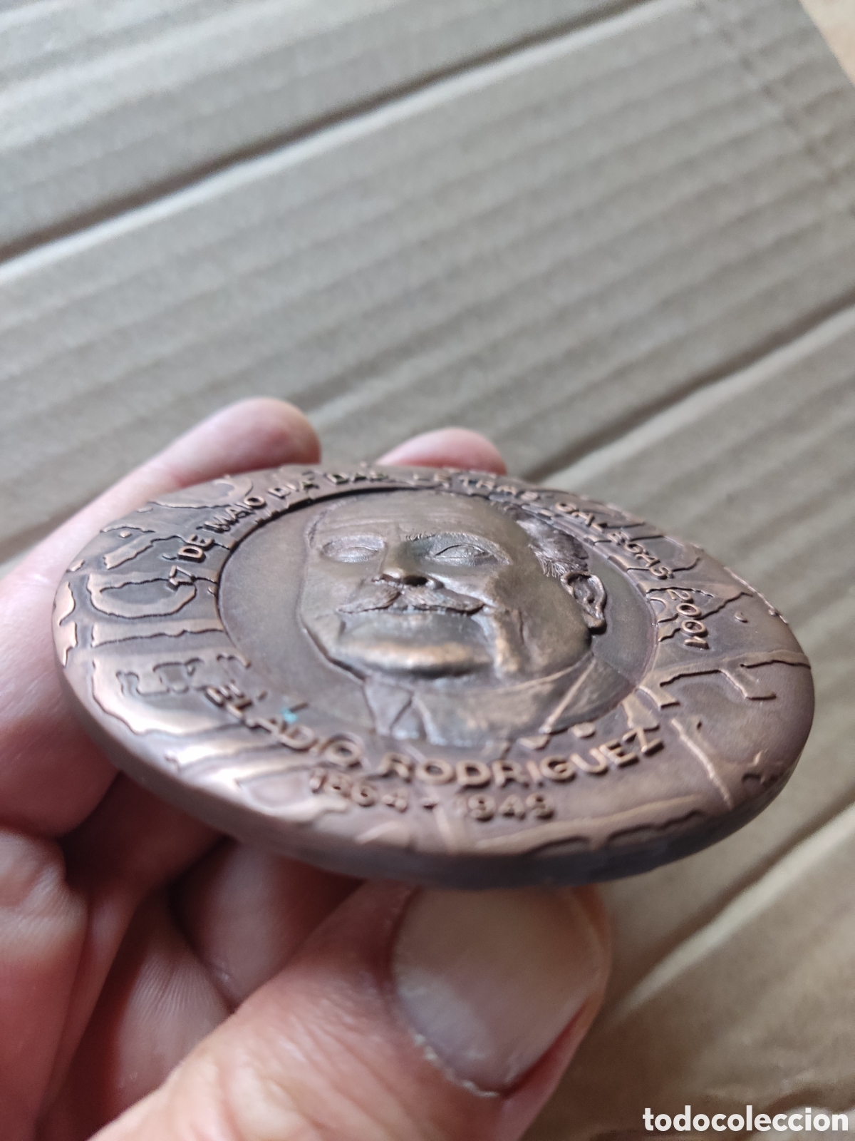 Arte: Medalla bronce de Ignacio Basallo 8 cm - Foto 4