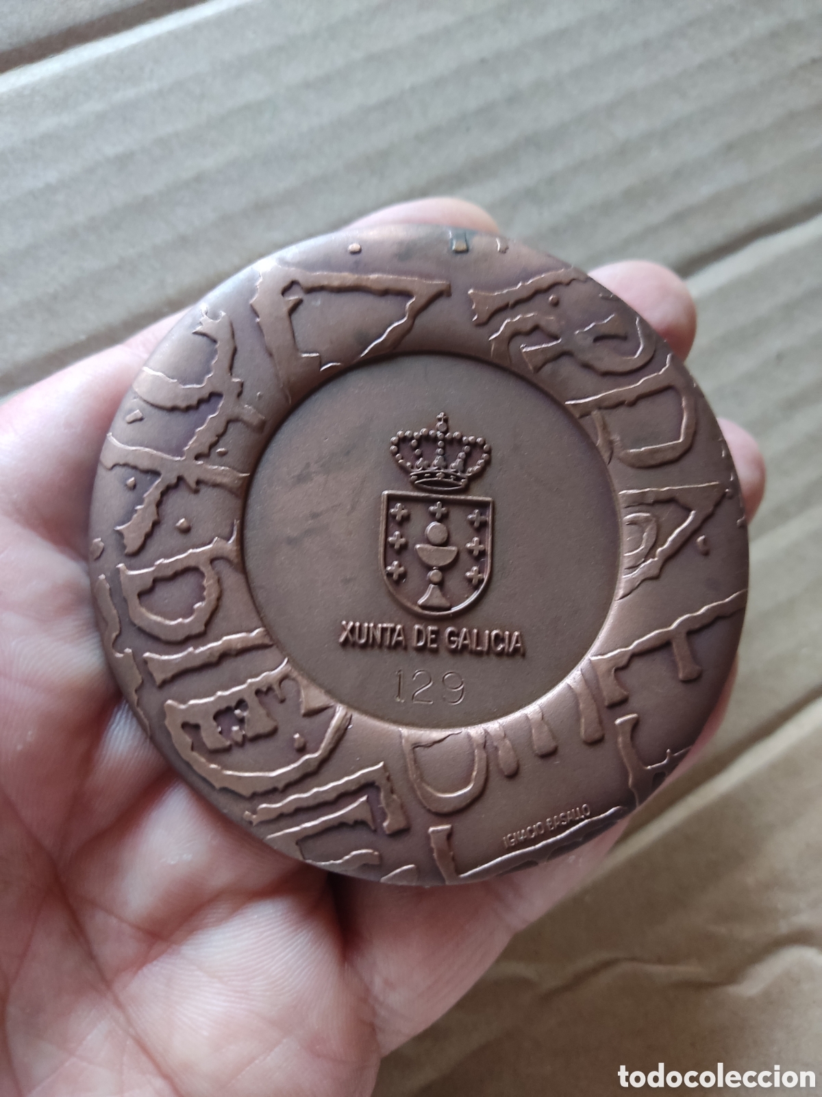Arte: Medalla bronce de Ignacio Basallo 8 cm - Foto 5