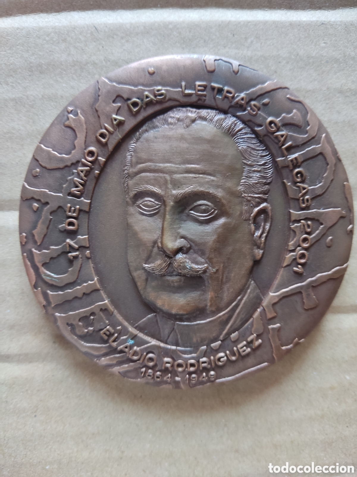 Arte: Medalla bronce de Ignacio Basallo 8 cm - Foto 1