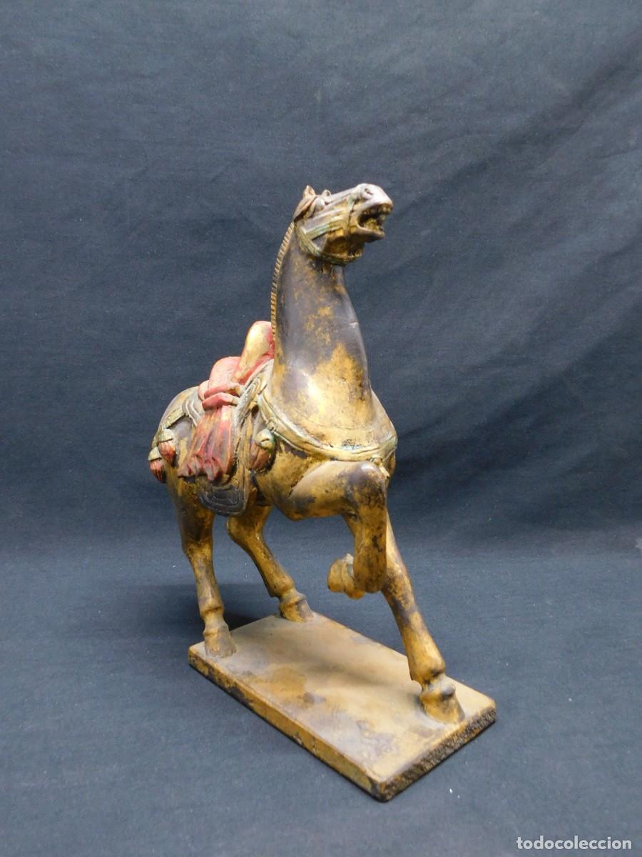 Arte: CABALLO TALLA DE MADERA - Foto 4