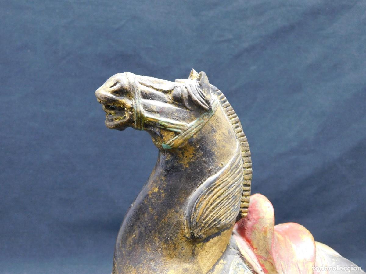 Arte: CABALLO TALLA DE MADERA - Foto 8