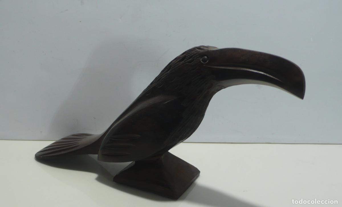 Arte: TUCAN TALLADO EN MADERA - Foto 2
