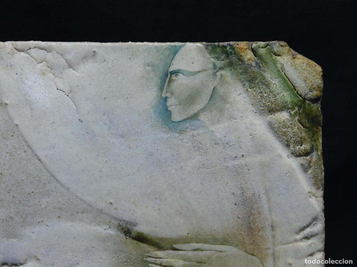 Arte: PLACA DE PIEDRA PINTADA - JOSEP BAQU&Eacute;S - Foto 2