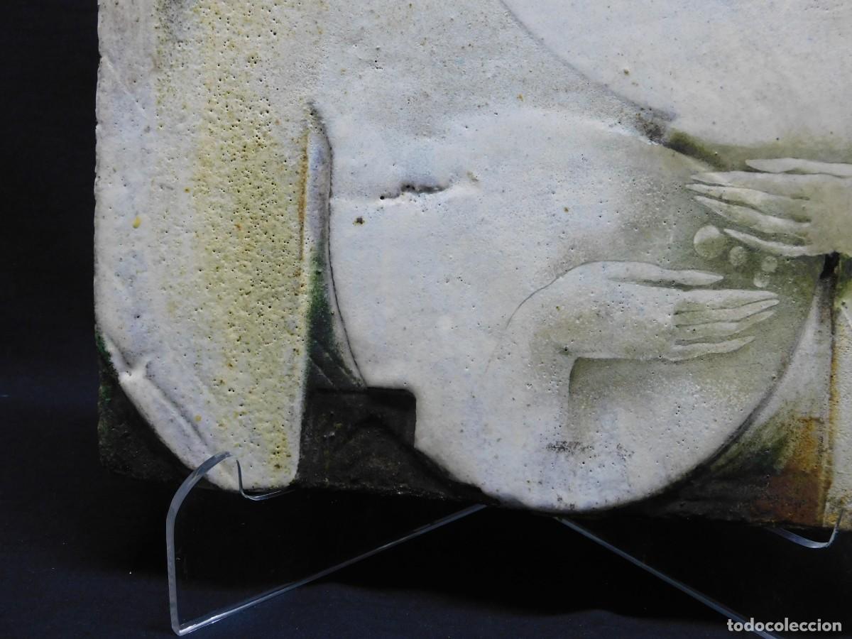 Arte: PLACA DE PIEDRA PINTADA - JOSEP BAQU&Eacute;S - Foto 4