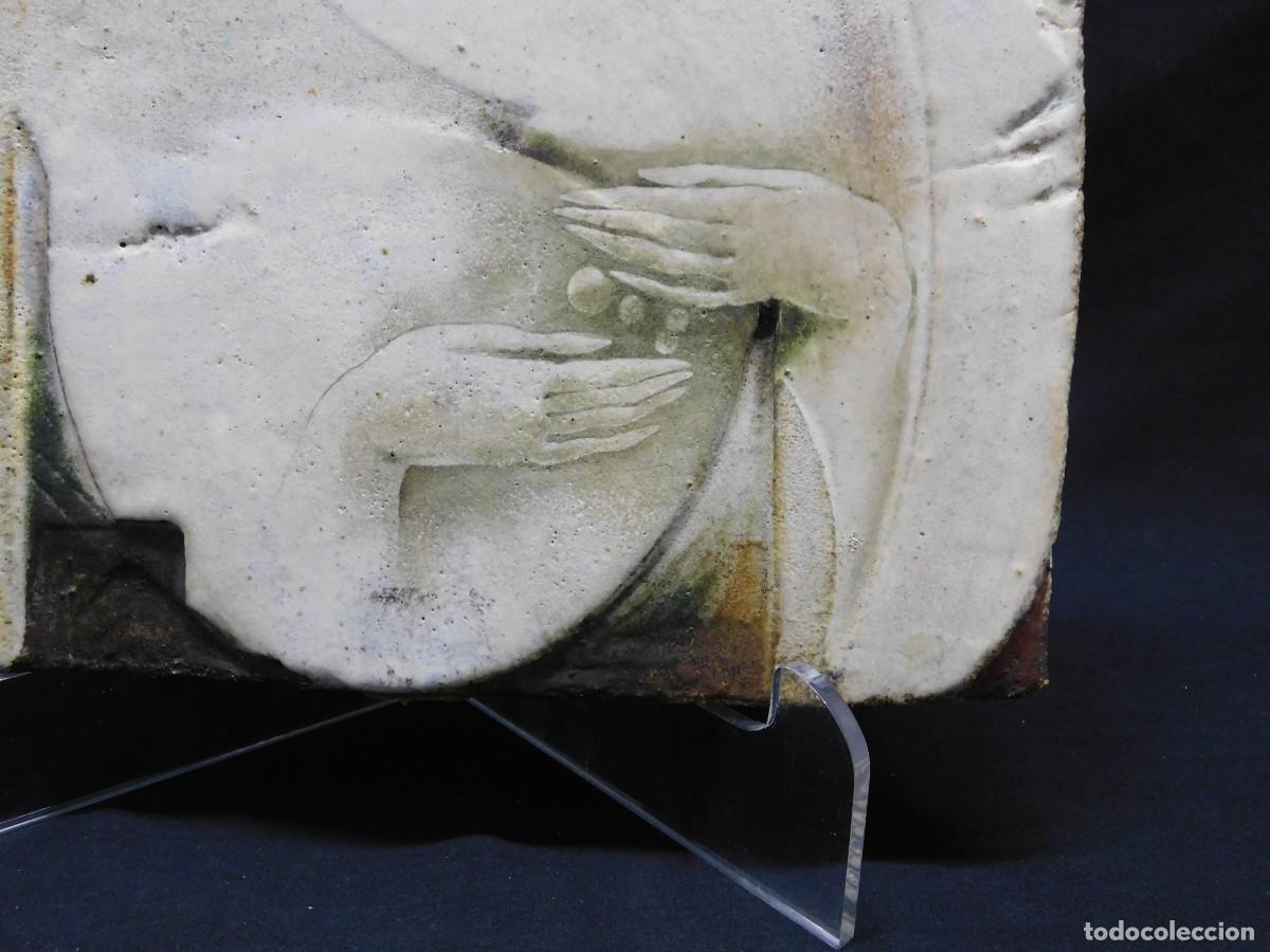 Arte: PLACA DE PIEDRA PINTADA - JOSEP BAQU&Eacute;S - Foto 5