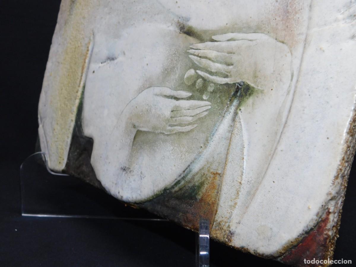Arte: PLACA DE PIEDRA PINTADA - JOSEP BAQU&Eacute;S - Foto 6