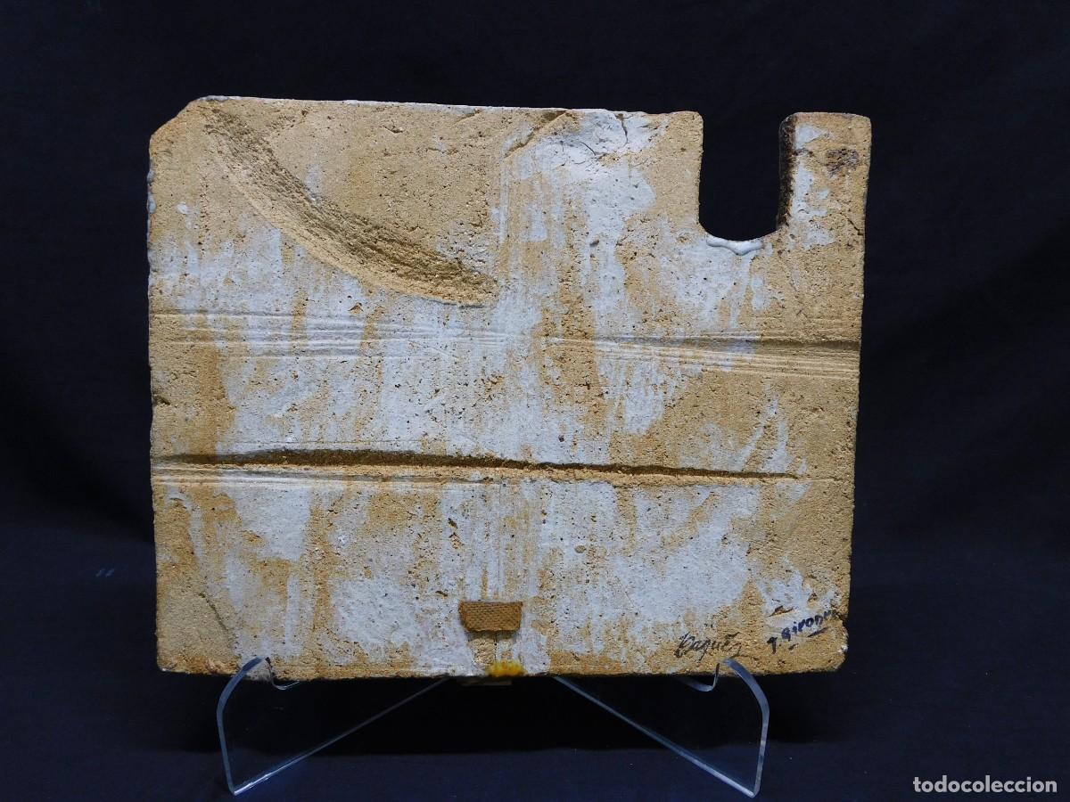 Arte: PLACA DE PIEDRA PINTADA - JOSEP BAQU&Eacute;S - Foto 9