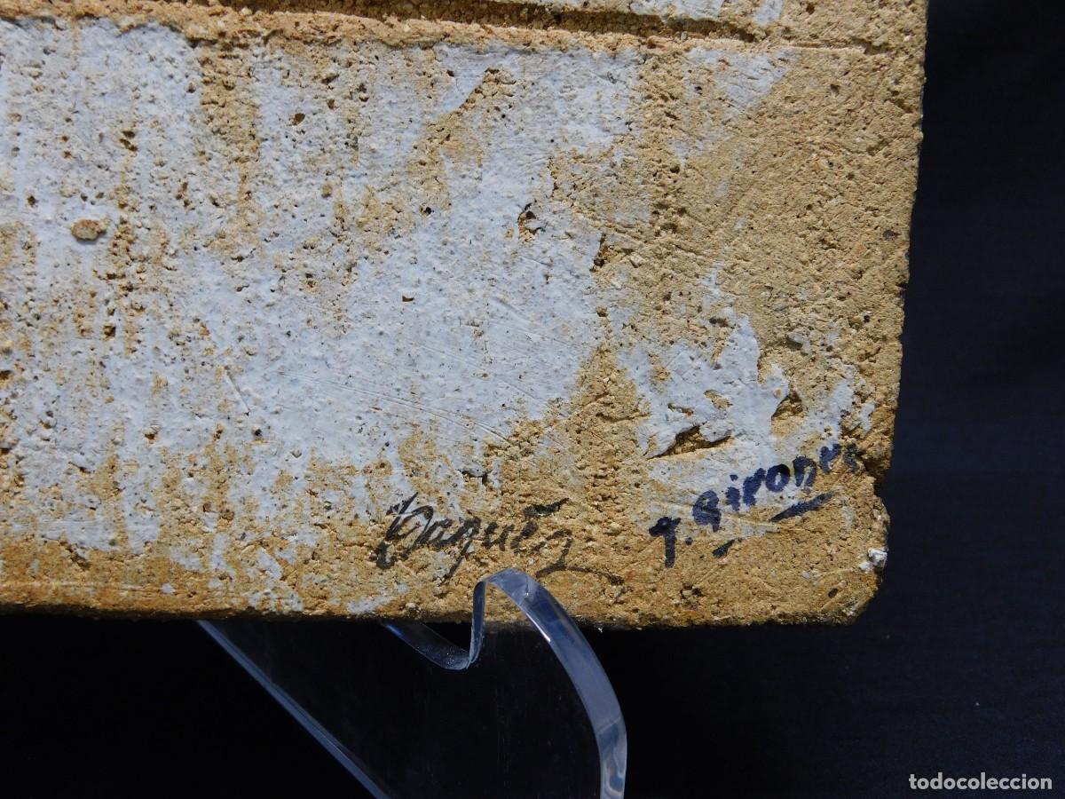 Arte: PLACA DE PIEDRA PINTADA - JOSEP BAQU&Eacute;S - Foto 10