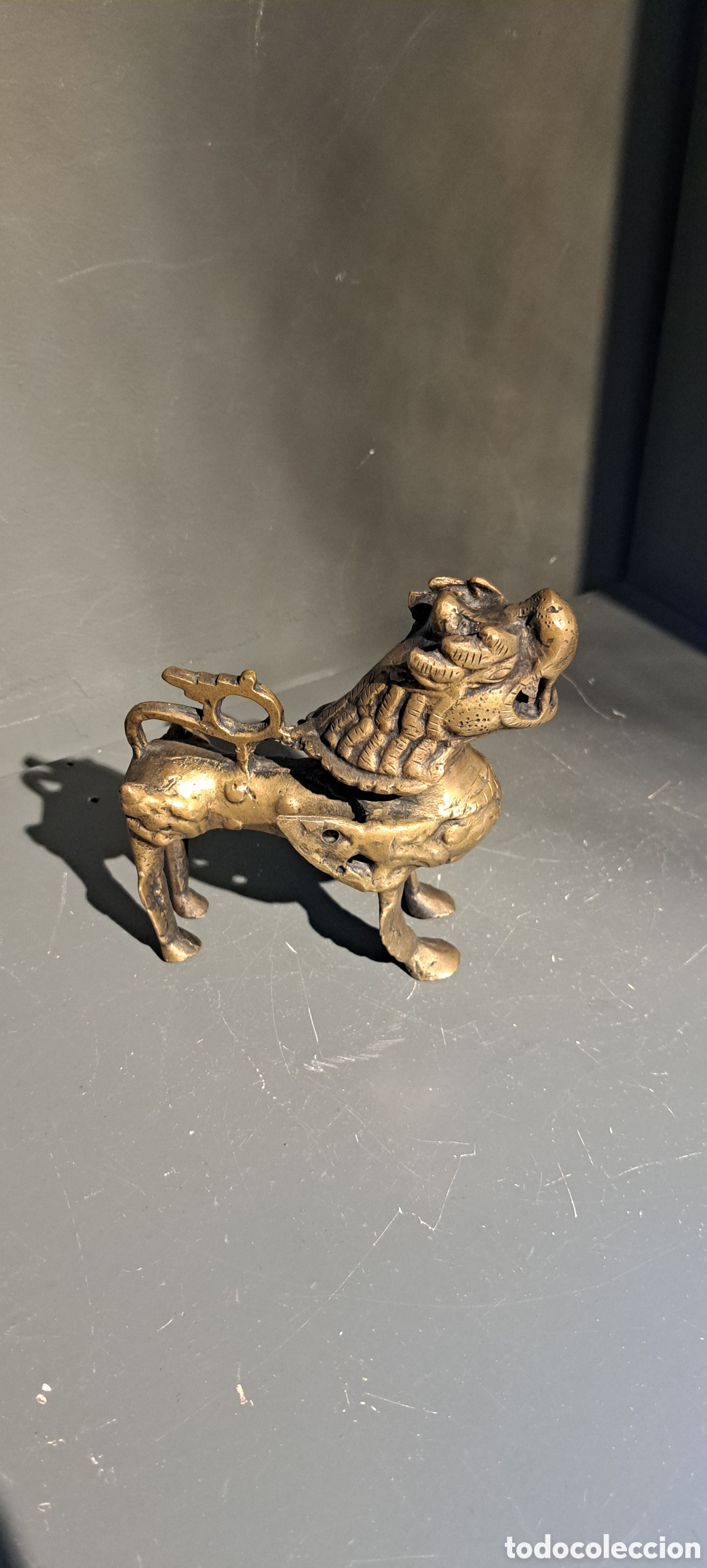 Arte: Perro Foo antiguo bronce - Foto 9
