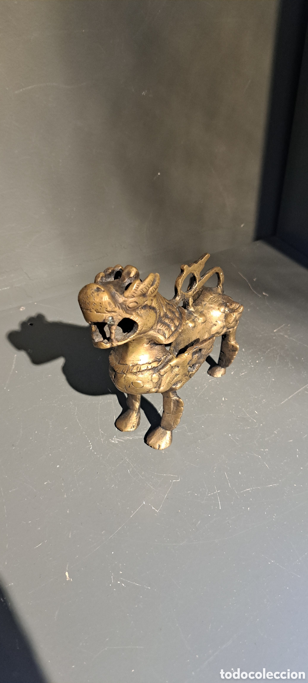 Arte: Perro Foo antiguo bronce - Foto 10