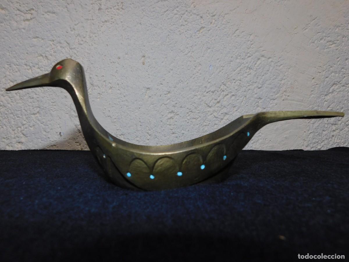 Arte: AVE BRONCE Y ESMALTE - JOAN MAYN&Eacute; - Foto 3