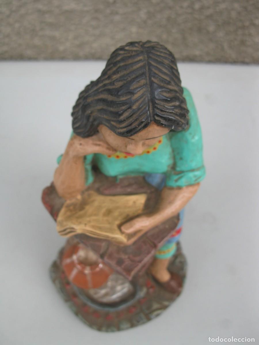 Arte: FIGURA DE MADERA POLICROMADA. - Foto 5