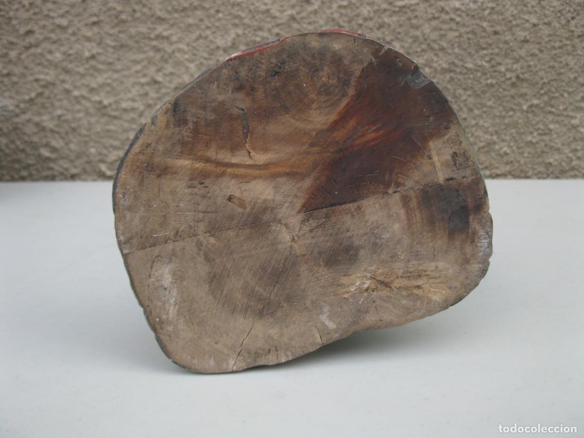 Arte: FIGURA DE MADERA POLICROMADA. - Foto 10