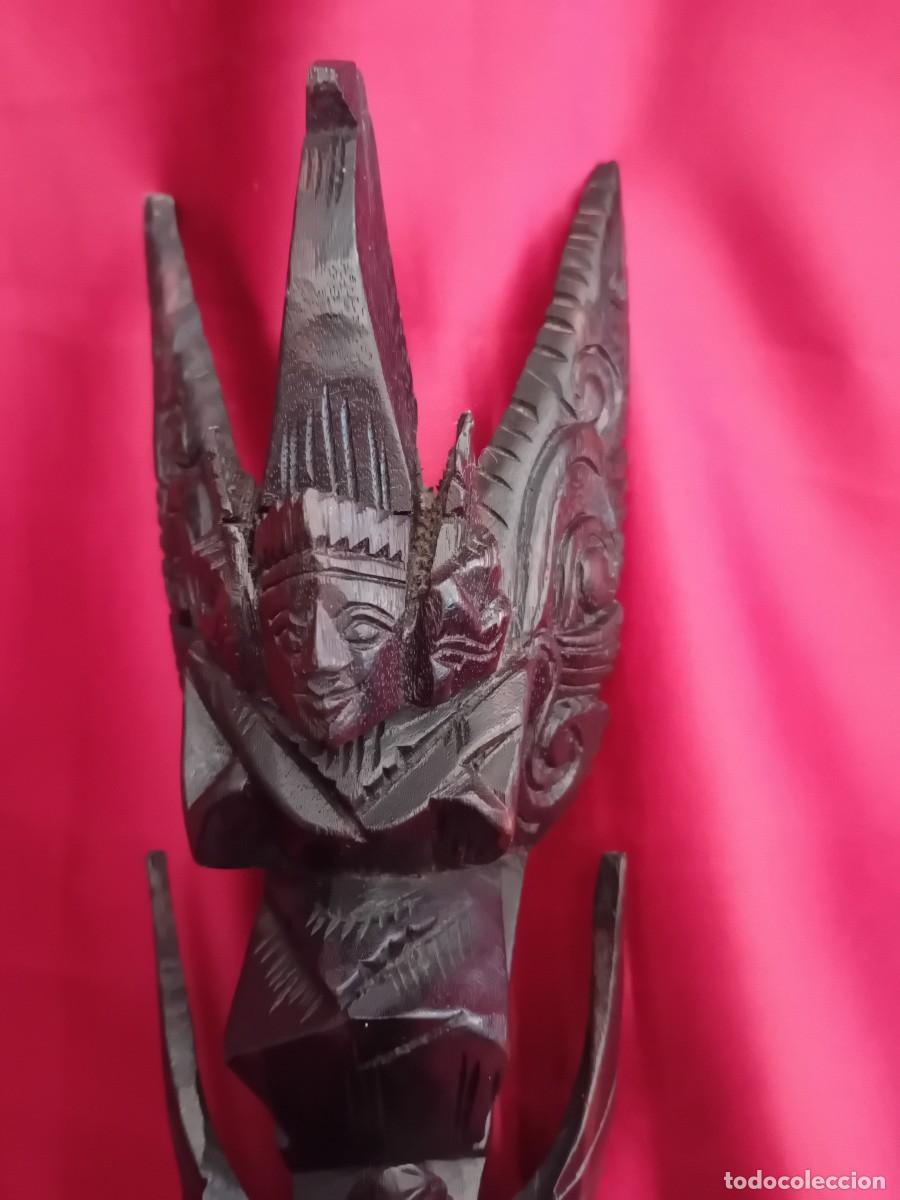 Arte: Dios Garuda Tailandia, tallada en madera - Foto 2