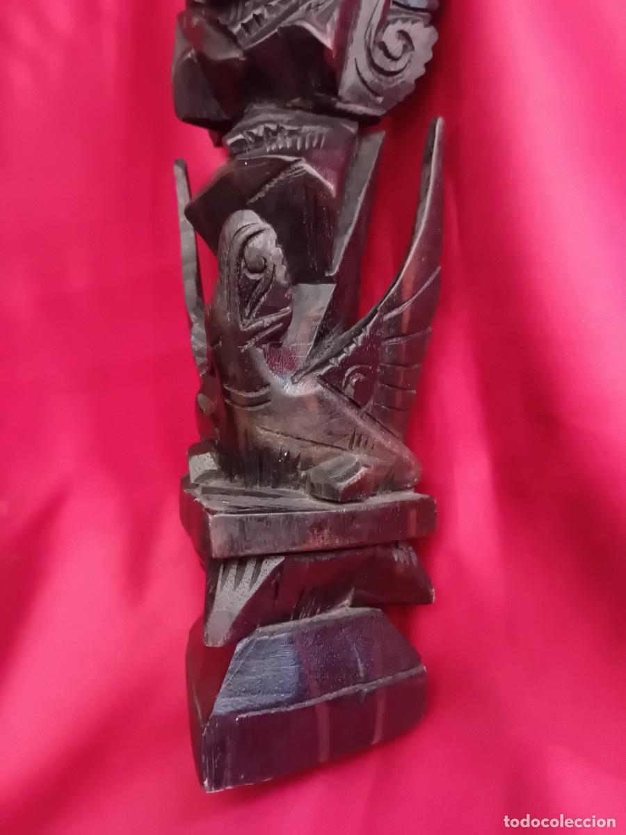 Arte: Dios Garuda Tailandia, tallada en madera - Foto 4