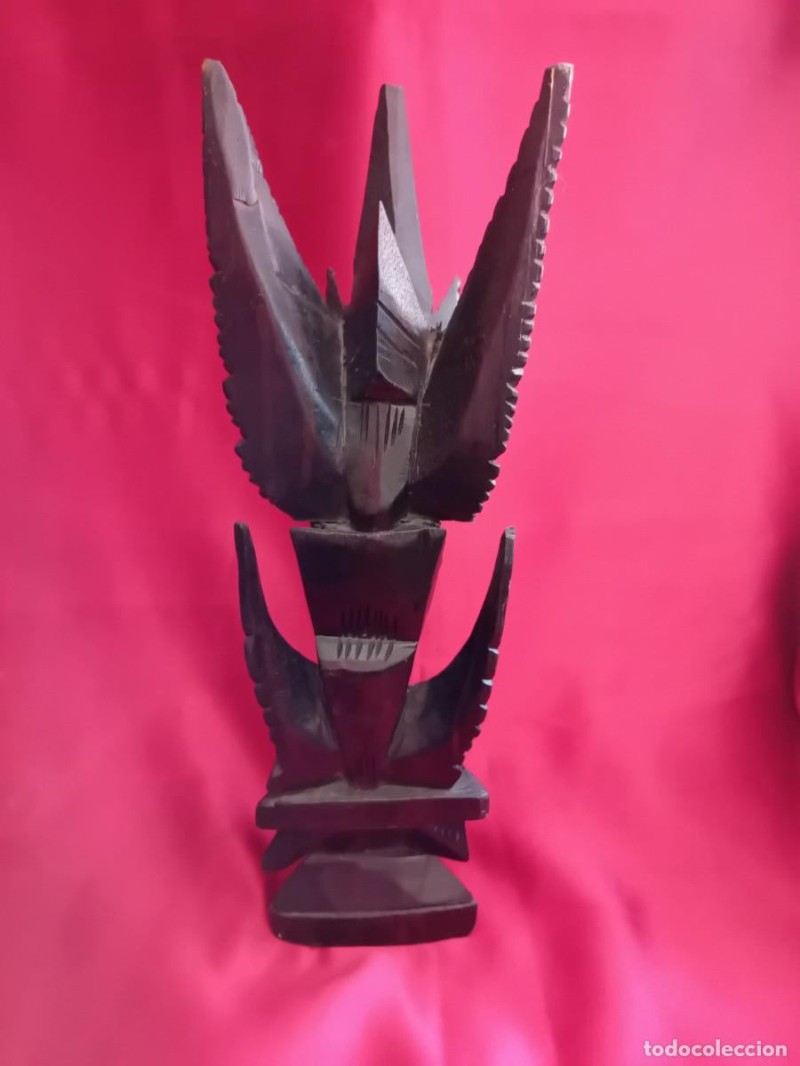 Arte: Dios Garuda Tailandia, tallada en madera - Foto 5
